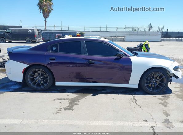 2C3CDXGJ3PH592254 2023 DODGE CHARGER Purple 360 interior view