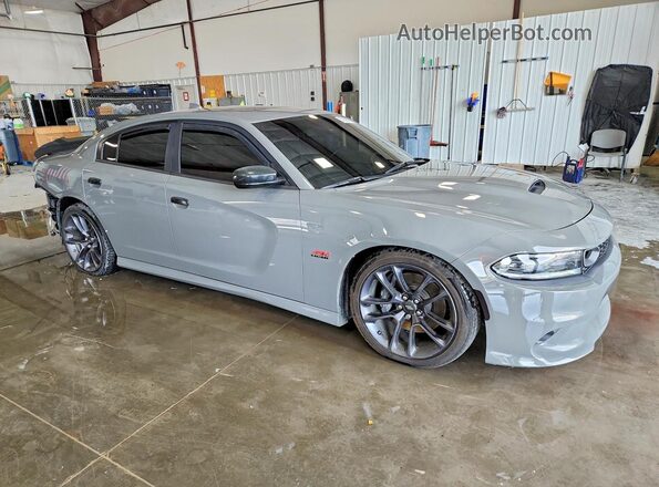 2C3CDXGJ3PH701635 2023 DODGE CHARGER Gray Przód prawy