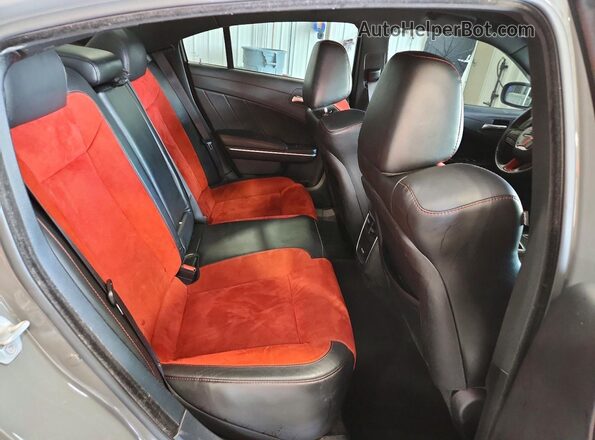 2C3CDXGJ3PH701635 2023 DODGE CHARGER Gray Widok tylnych siedzeń