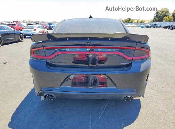 2C3CDXGJ4GH143326 2016 DODGE CHARGER Black უკანა ხედი