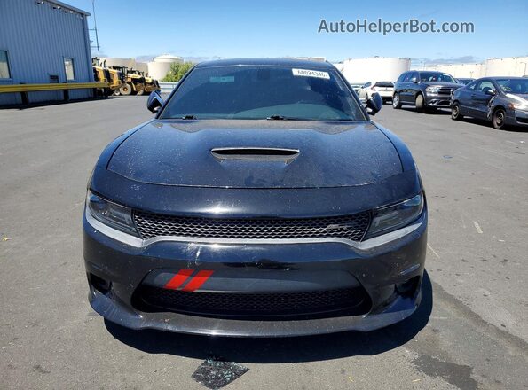 2C3CDXGJ4GH143326 2016 DODGE CHARGER Black წინა ხედი