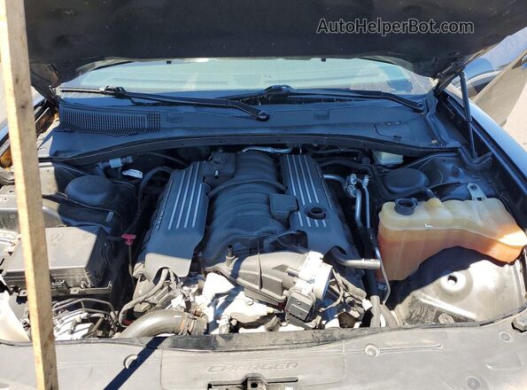 2C3CDXGJ4GH143326 2016 DODGE CHARGER Black უკანა სალონის ხედი