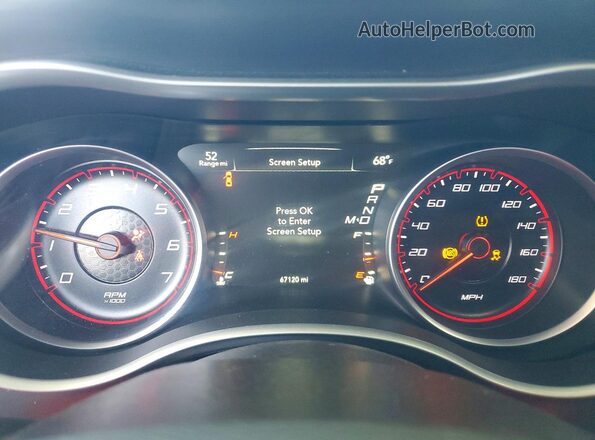 2C3CDXGJ4GH143326 2016 DODGE CHARGER Black ხელსაწყოთა პანელის ხედი