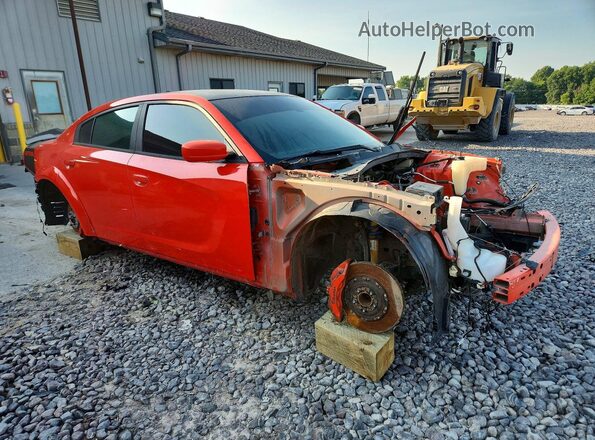 2C3CDXGJ4JH139560 2018 DODGE CHARGER Orange წინა მარჯვენა