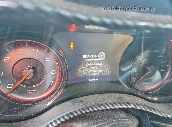2C3CDXGJ4JH139560 2018 DODGE CHARGER Orange ხელსაწყოთა პანელის ხედი