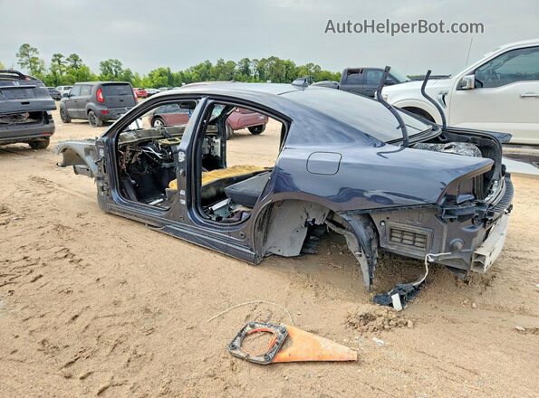 2C3CDXGJ4JH143964 2018 DODGE CHARGER Gray Rear left