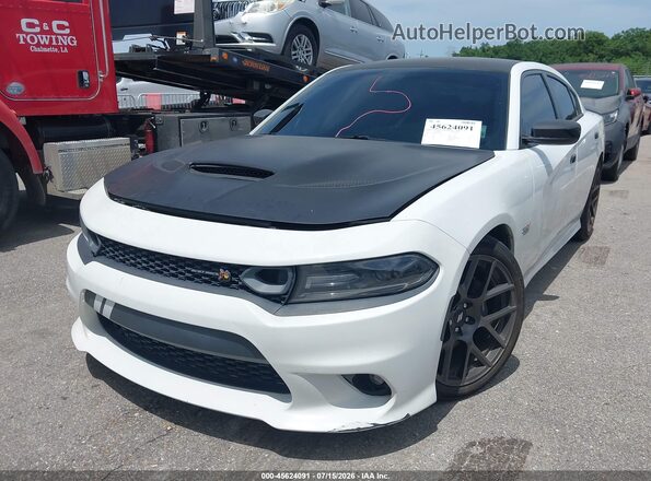 2C3CDXGJ4KH718193 2019 DODGE CHARGER White Передня ліва чверть