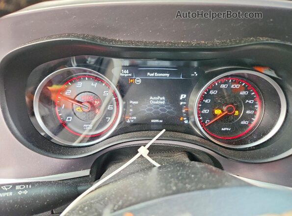 2C3CDXGJ4LH216253 2020 DODGE CHARGER Red Vista del cuadro de instrumentos