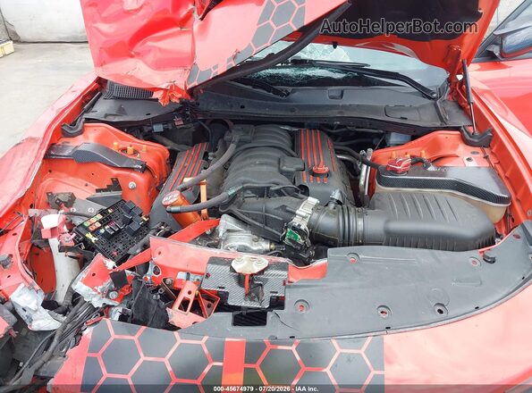 2C3CDXGJ4LH240908 2020 DODGE CHARGER Orange Вид ззаду