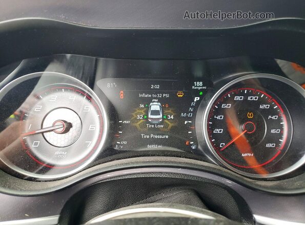 2C3CDXGJ4LH251780 2020 DODGE CHARGER White Вид щитка приладів