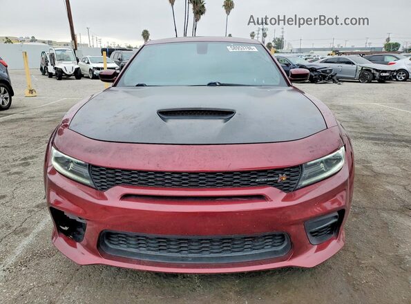 2C3CDXGJ4MH511225 2021 DODGE CHARGER Burgundy წინა ხედი