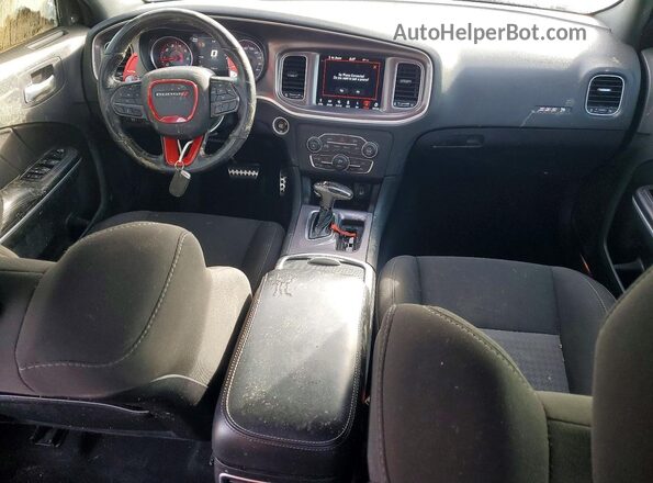 2C3CDXGJ4MH556956 2021 DODGE CHARGER White წინა პანელის ხედი
