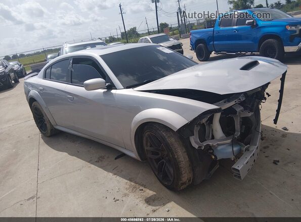 2C3CDXGJ4MH616329 2021 DODGE CHARGER Silver Rear interior view