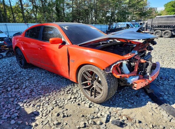 2C3CDXGJ4NH154890 2022 DODGE CHARGER Orange Front right