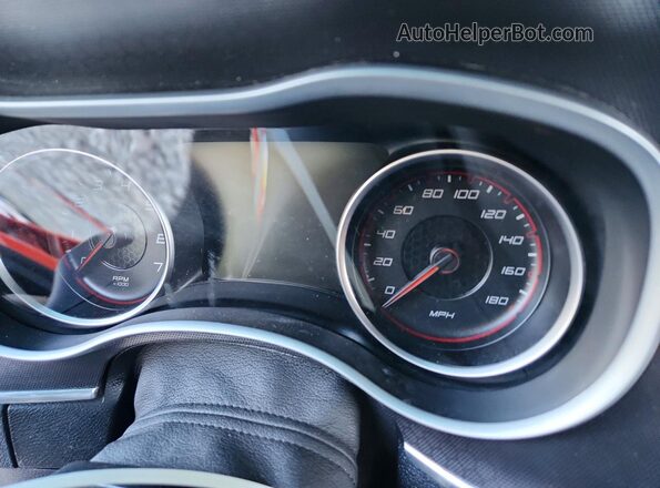 2C3CDXGJ4NH154890 2022 DODGE CHARGER Orange Instrument cluster view