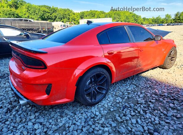 2C3CDXGJ4NH154890 2022 DODGE CHARGER Orange Rear right