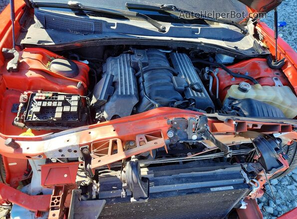 2C3CDXGJ4NH154890 2022 DODGE CHARGER Orange Rear interior view