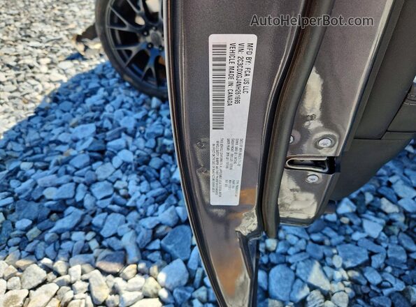 2C3CDXGJ4NH261695 2022 DODGE CHARGER Gray Vista del compartimento del motor