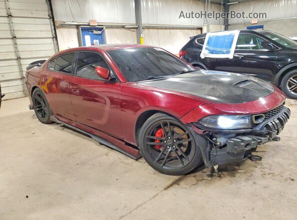 2C3CDXGJ5HH559452 2017 DODGE CHARGER Red Przód prawy