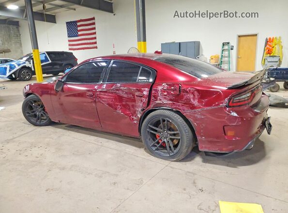 2C3CDXGJ5HH559452 2017 DODGE CHARGER Red Tył lewy