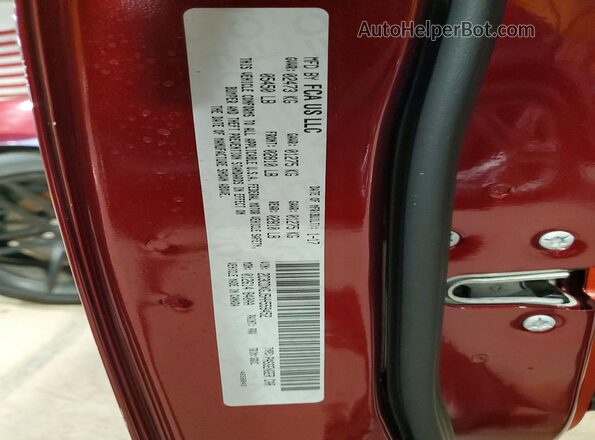 2C3CDXGJ5HH559452 2017 DODGE CHARGER Red Widok naklejki z numerem VIN