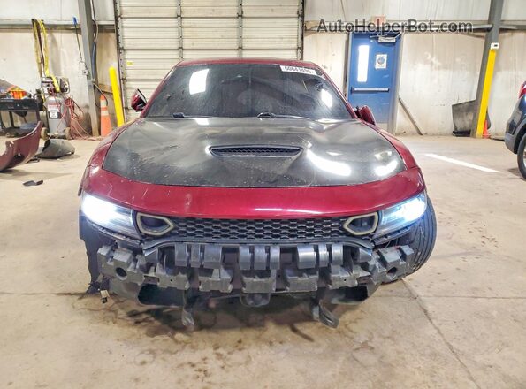 2C3CDXGJ5HH559452 2017 DODGE CHARGER Red Widok z przodu