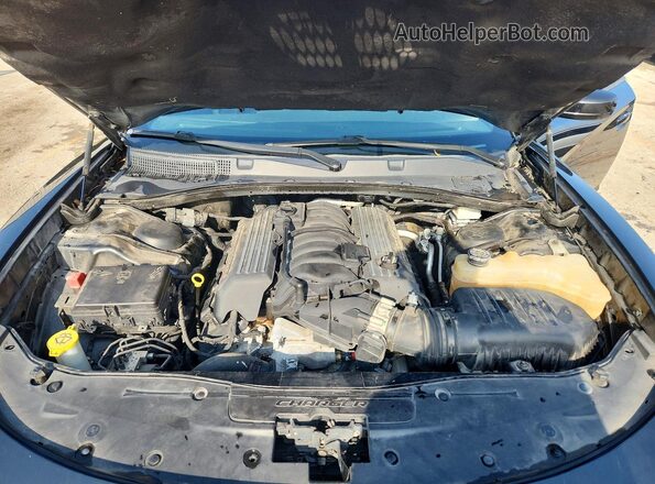 2C3CDXGJ5HH626597 2017 DODGE CHARGER Черный Вид задней части салона