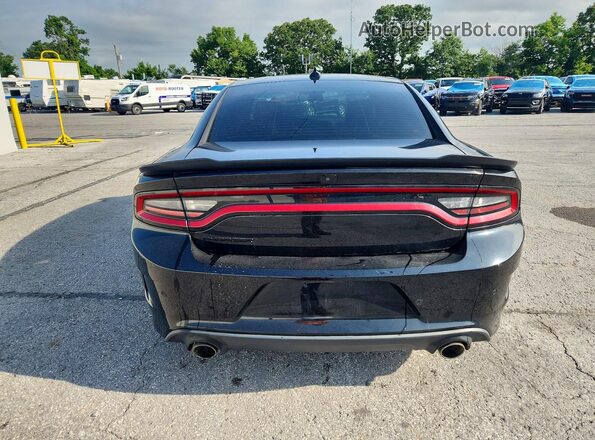2C3CDXGJ5HH626597 2017 DODGE CHARGER Черный Вид сзади
