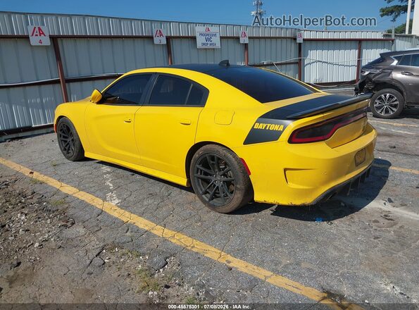 2C3CDXGJ5HH634456 2017 DODGE CHARGER Yellow Հետևի ձախ