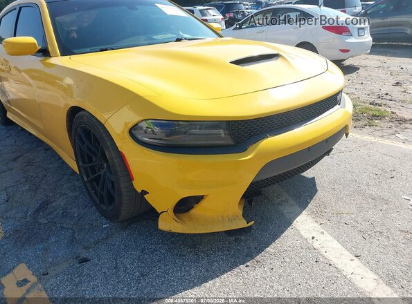 2C3CDXGJ5HH634456 2017 DODGE CHARGER Yellow Դիմացի տեսք