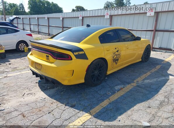 2C3CDXGJ5HH634456 2017 DODGE CHARGER Yellow Հետևի աջ
