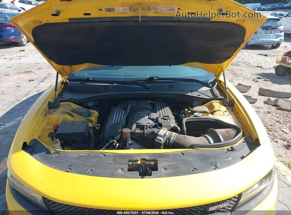 2C3CDXGJ5HH634456 2017 DODGE CHARGER Yellow Հետևի տեսք
