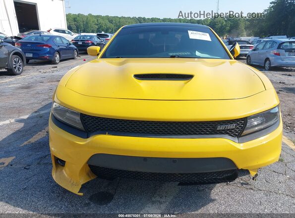 2C3CDXGJ5HH634456 2017 DODGE CHARGER Yellow Սարքավորումների վահանակի տեսք