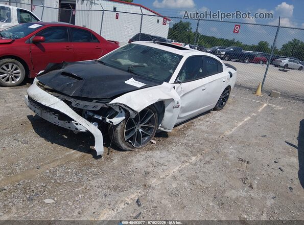 2C3CDXGJ5JH298586 2018 DODGE CHARGER White Przód lewy