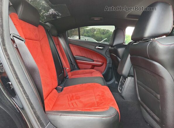 2C3CDXGJ5KH661762 2019 DODGE CHARGER Black Vista de los asientos traseros