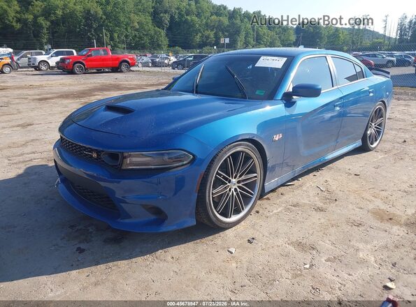 2C3CDXGJ5LH176314 2020 DODGE CHARGER Blue Przód lewy