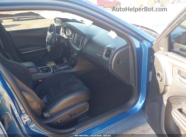2C3CDXGJ5LH176314 2020 DODGE CHARGER Blue Widok wnętrza z przodu
