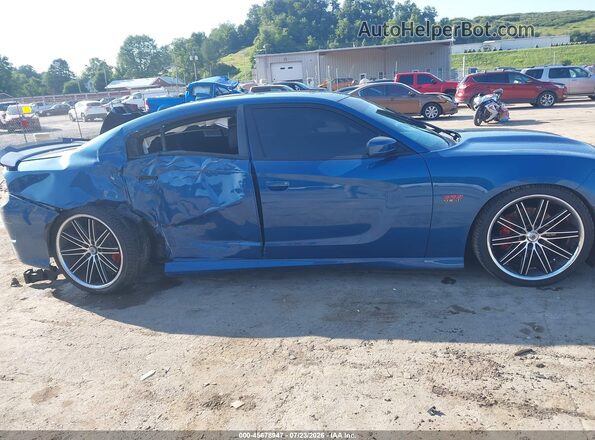 2C3CDXGJ5LH176314 2020 DODGE CHARGER Blue Widok wnętrza z tyłu