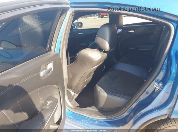 2C3CDXGJ5LH176314 2020 DODGE CHARGER Blue Widok naklejki z numerem VIN