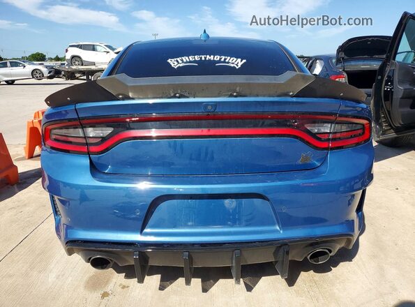 2C3CDXGJ5LH221851 2020 DODGE CHARGER Blue Հետևի տեսք