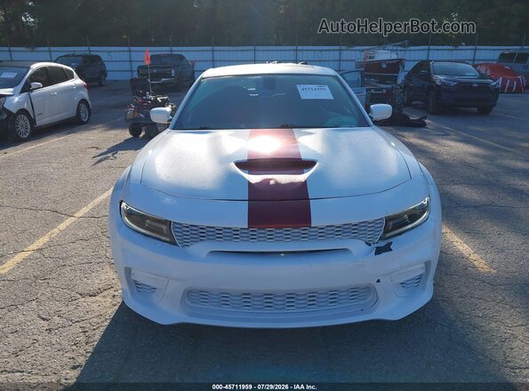 2C3CDXGJ5LH222076 2020 DODGE CHARGER White ხელსაწყოთა პანელის ხედი