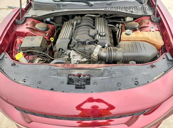 2C3CDXGJ5MH569957 2021 DODGE CHARGER Maroon Rear interior view
