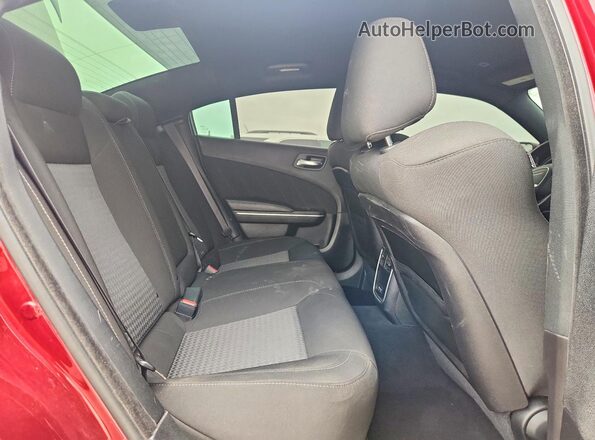 2C3CDXGJ5MH569957 2021 DODGE CHARGER Maroon Rear seats view