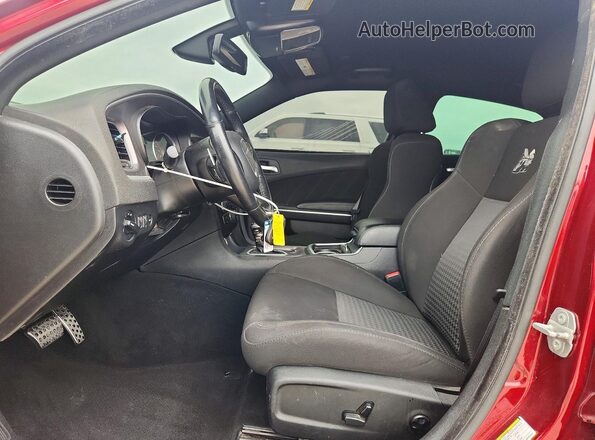 2C3CDXGJ5MH569957 2021 DODGE CHARGER Maroon Front interior view