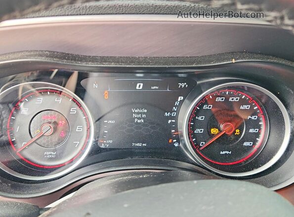 2C3CDXGJ5MH569957 2021 DODGE CHARGER Maroon Instrument cluster view