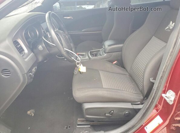 2C3CDXGJ5NH268073 2022 DODGE CHARGER Red Front interior view