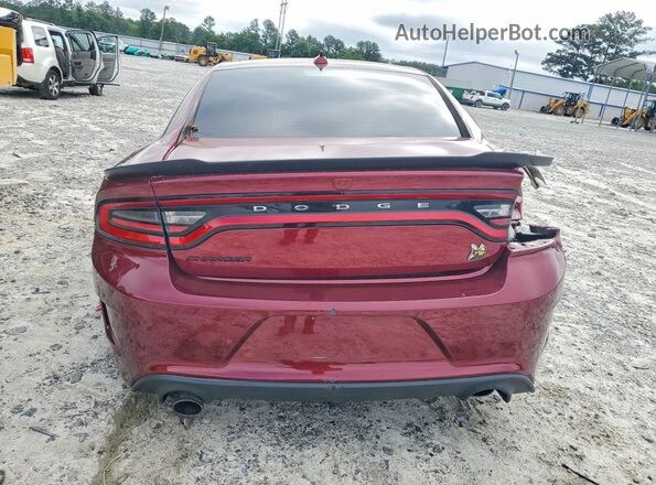 2C3CDXGJ5NH268073 2022 DODGE CHARGER Red Rear view