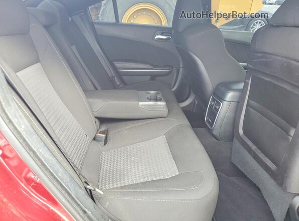 2C3CDXGJ5NH268073 2022 DODGE CHARGER Red Rear seats view