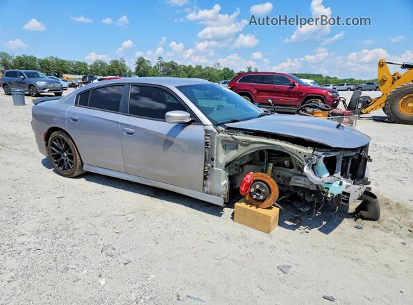 2C3CDXGJ6GH322029 2016 DODGE CHARGER Серебряный Передняя правая четверть