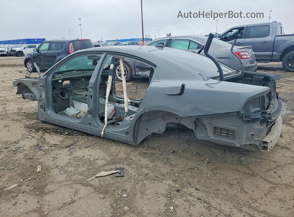 2C3CDXGJ6JH303679 2018 DODGE CHARGER Gray Հետևի ձախ